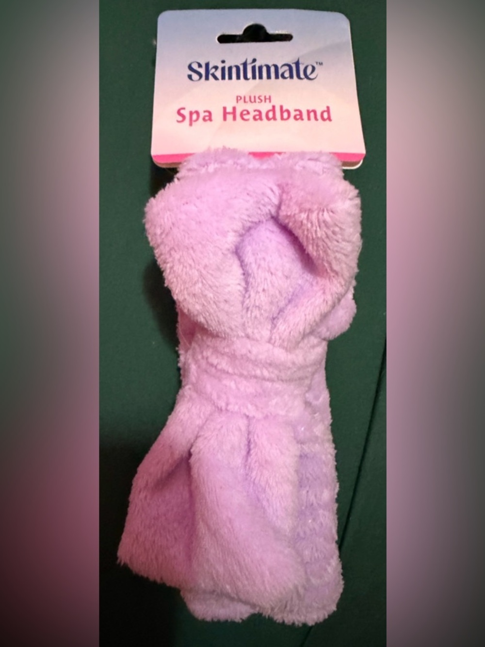 Plush Spa Headband - Lavender